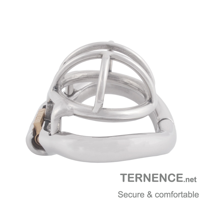 TERNENCE Super Small Stainless Steel Male Chastity Device Ergonomic Design Male Locked Cage Sex Toy