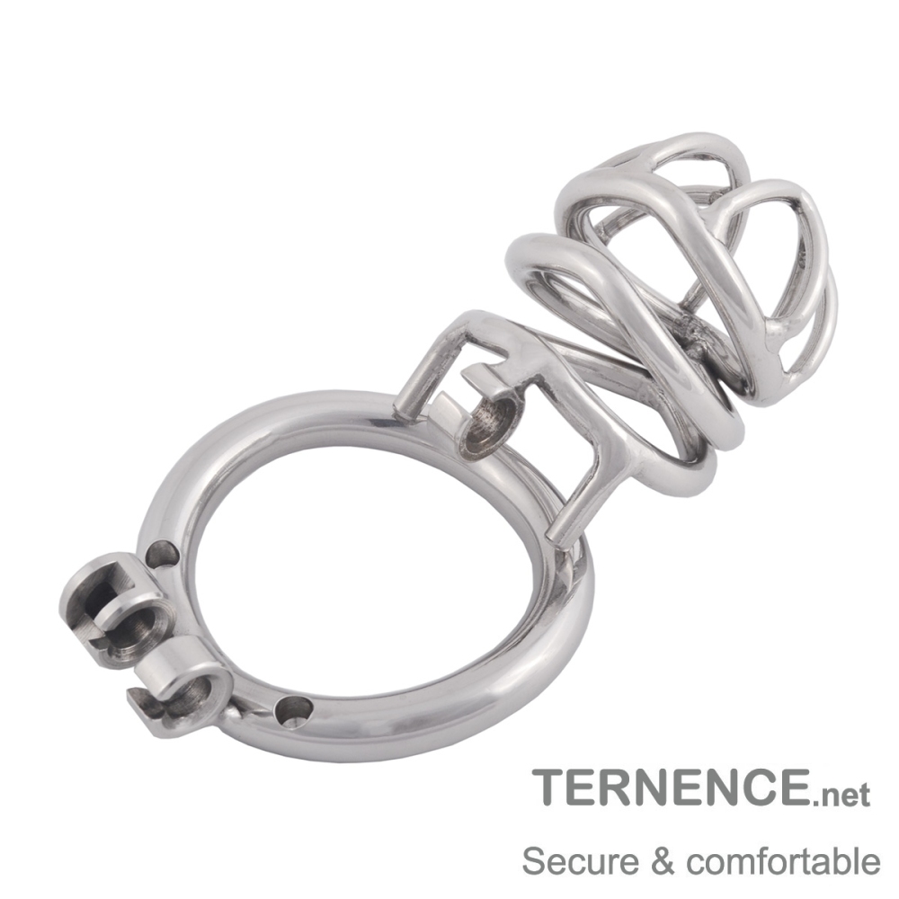 TERNENCE Stainless Chastity Device Ergonomic Design Cock Cage Base Ring Male Spares