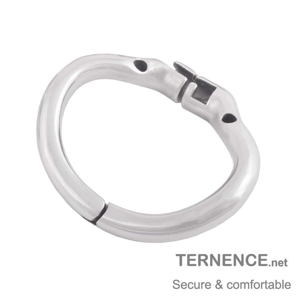 TERNENCE Ergonomic Design Stainless Chastity Device Cock Cage Base Ring Male Spares