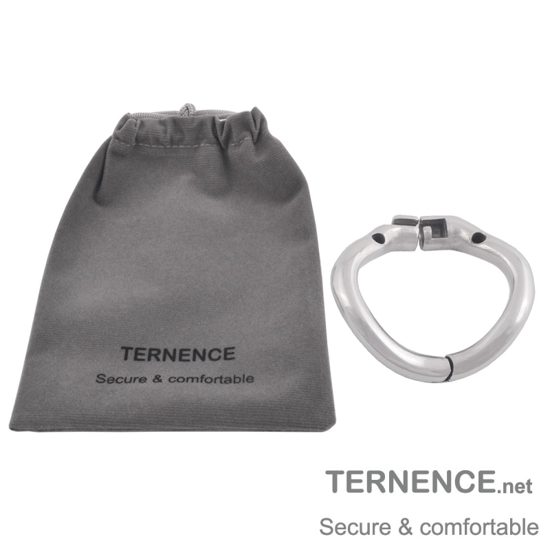 TERNENCE Ergonomic Design Stainless Chastity Device Cock Cage Base Ring Male Spares