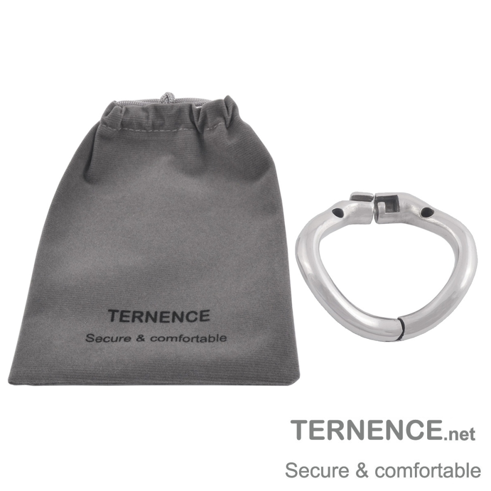 TERNENCE Ergonomic Design Stainless Chastity Device Cock Cage Base Ring Male Spares