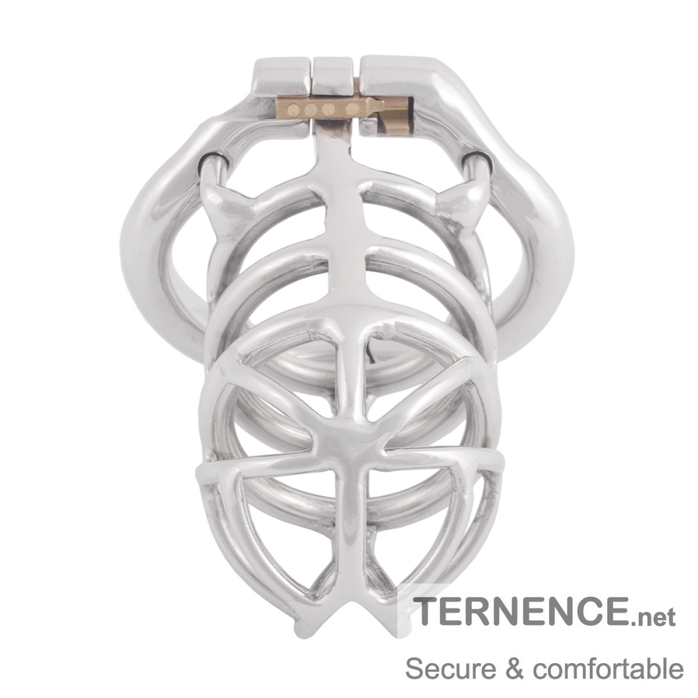 TERNENCE Stealth Convenient Lock Chastity Cage Device Ergonomic Design for Male SM Penis Exercise Sex Toys