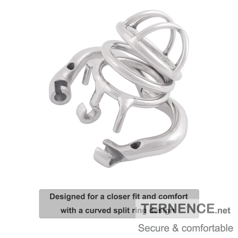 TERNENCE Stainless Steel Male Chastity Device Ergonomic Design Male Adult Game Sex Toy