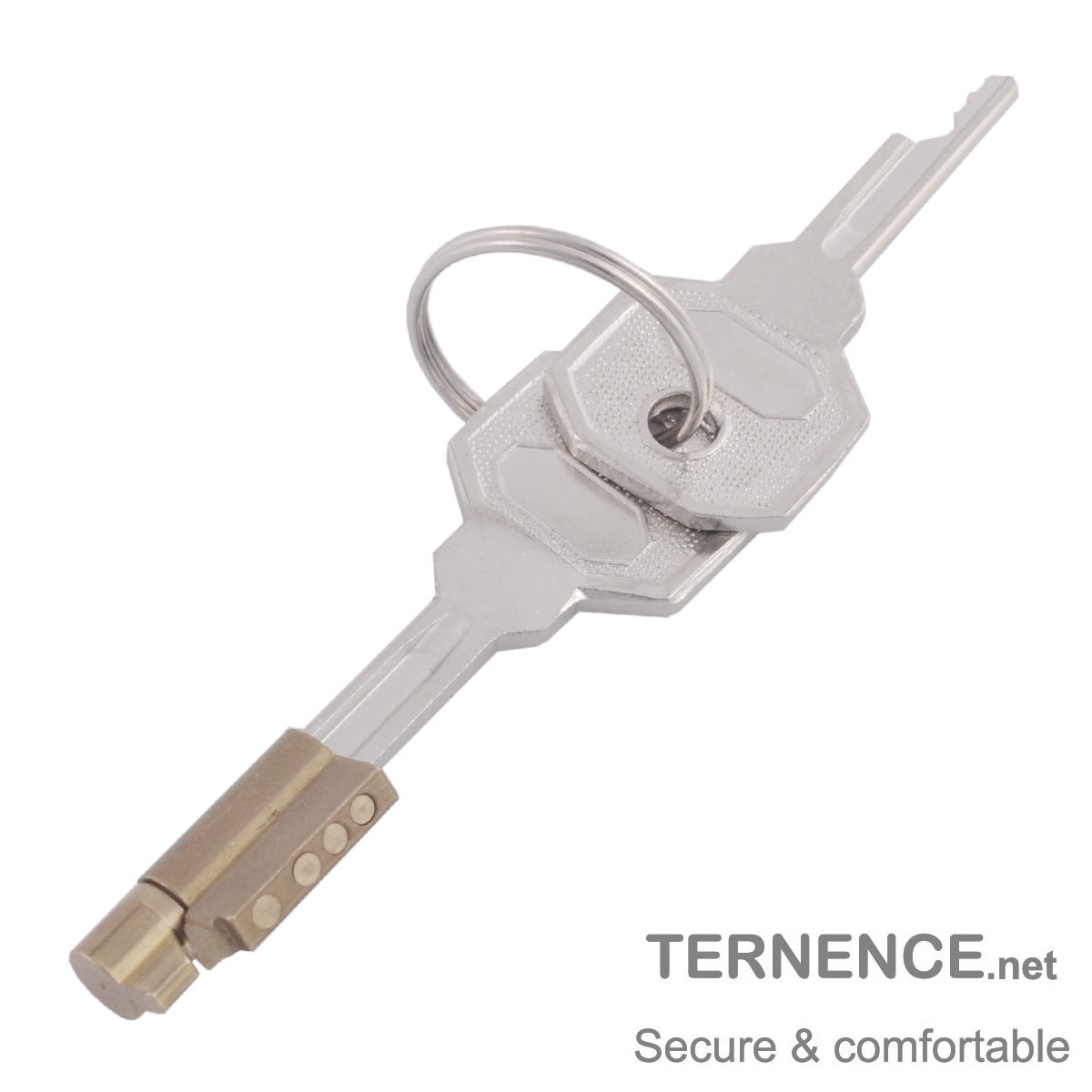 TERNENCE Lock Core Metal Male Chastity Device Stealth Lock Cock Cage Brass Lock Cylinder