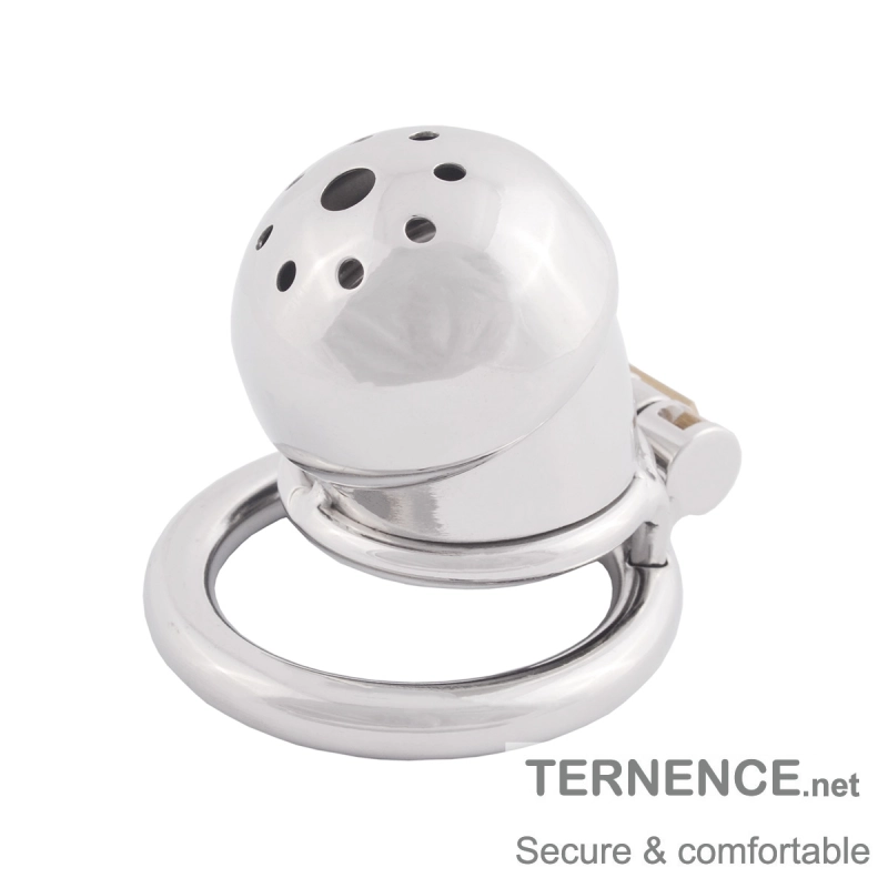 TERNENCE Penis Ring Virginity Lock Stainless Steel Chastity Belt Adult Game Sex Toy