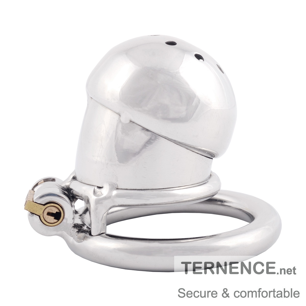 TERNENCE Male Cock Cage Penis Lock Device with Fetish Erotic Sex Toys for Men with Urethral Tube