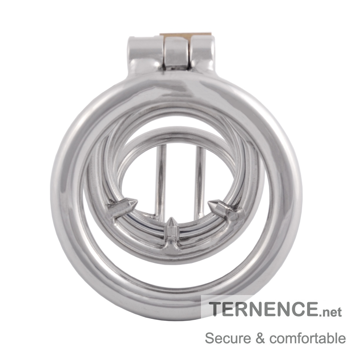 TERNENCE Male Chastity Cock Cage Adult Game Sex Toy with Anti-Off Ring