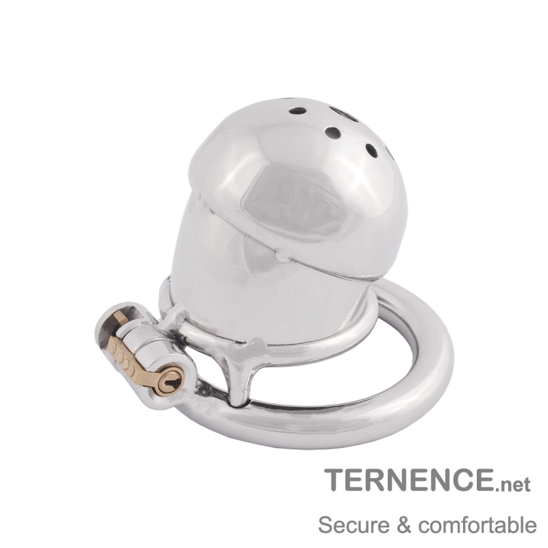 TERNENCE Penis Ring Virginity Lock Stainless Steel Chastity Belt Adult Game Sex Toy