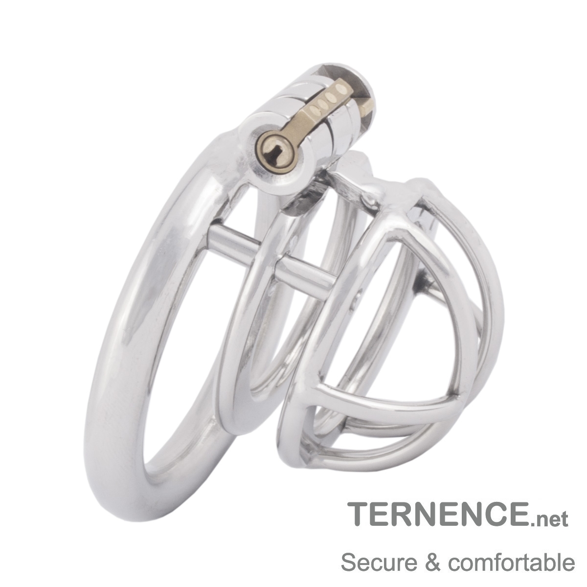 TERNENCE Male Chastity Device Stealth Lock for Adults Solitary Extreme Confinement Cage
