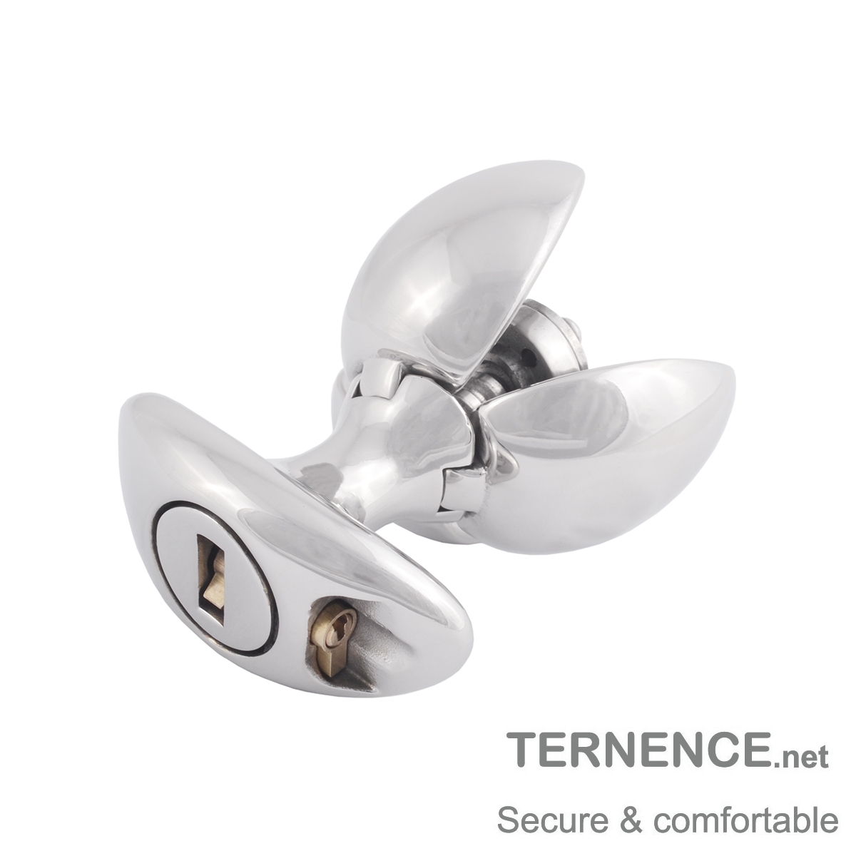 TERNENCE Metal Openable Anal Plugs 304 Stainless Steel Heavy Adjustable A-nus Lock with Handles Sex Toys Adult Games Men's Chastity Device