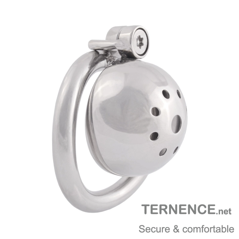TERNENCE Short Male Cock Cage Penis Lock Device with Fetish Erotic Sex Toys for Men
