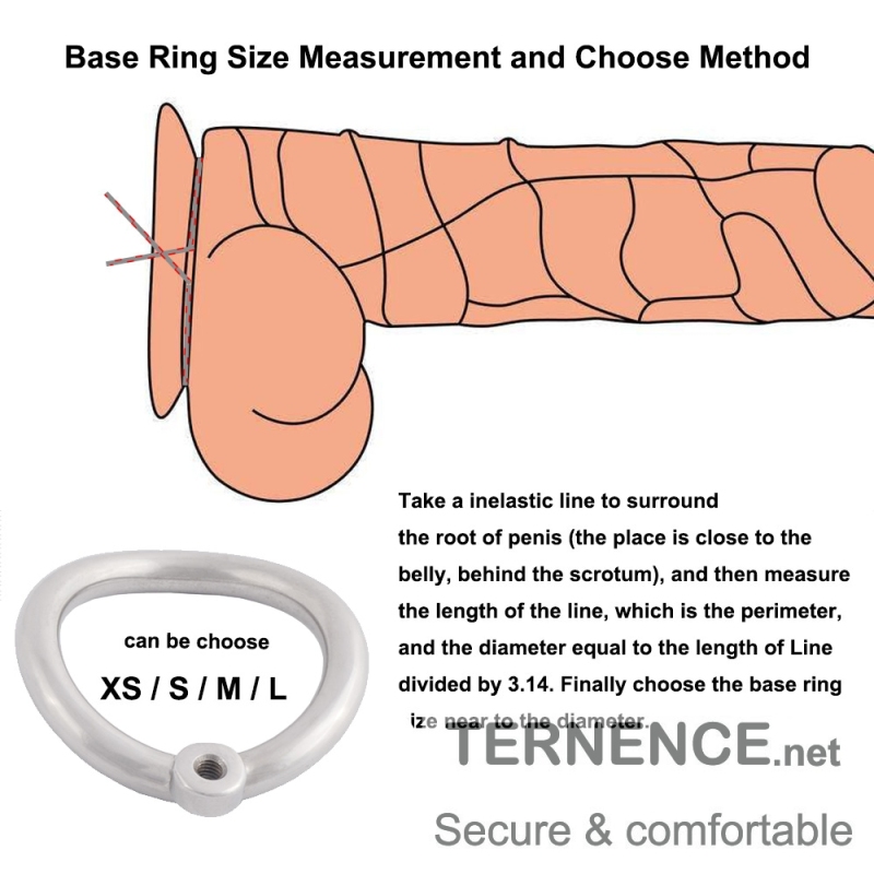 TERNENCE Male Cock Cage Super Small Male Locked Cage Sex Toy with Urethral Tube