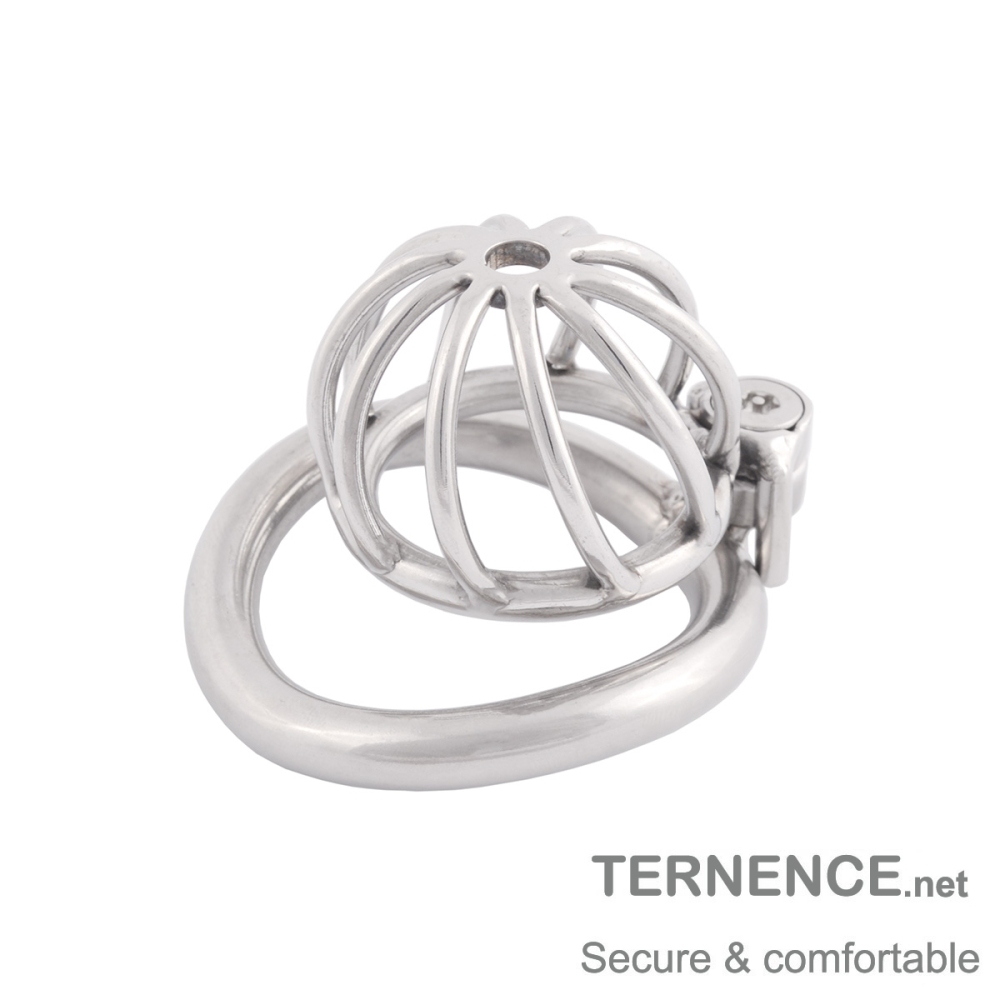 TERNENCE Male Virginity Lock Small Male Ergonomic Design Easy to Wear Cock Cage
