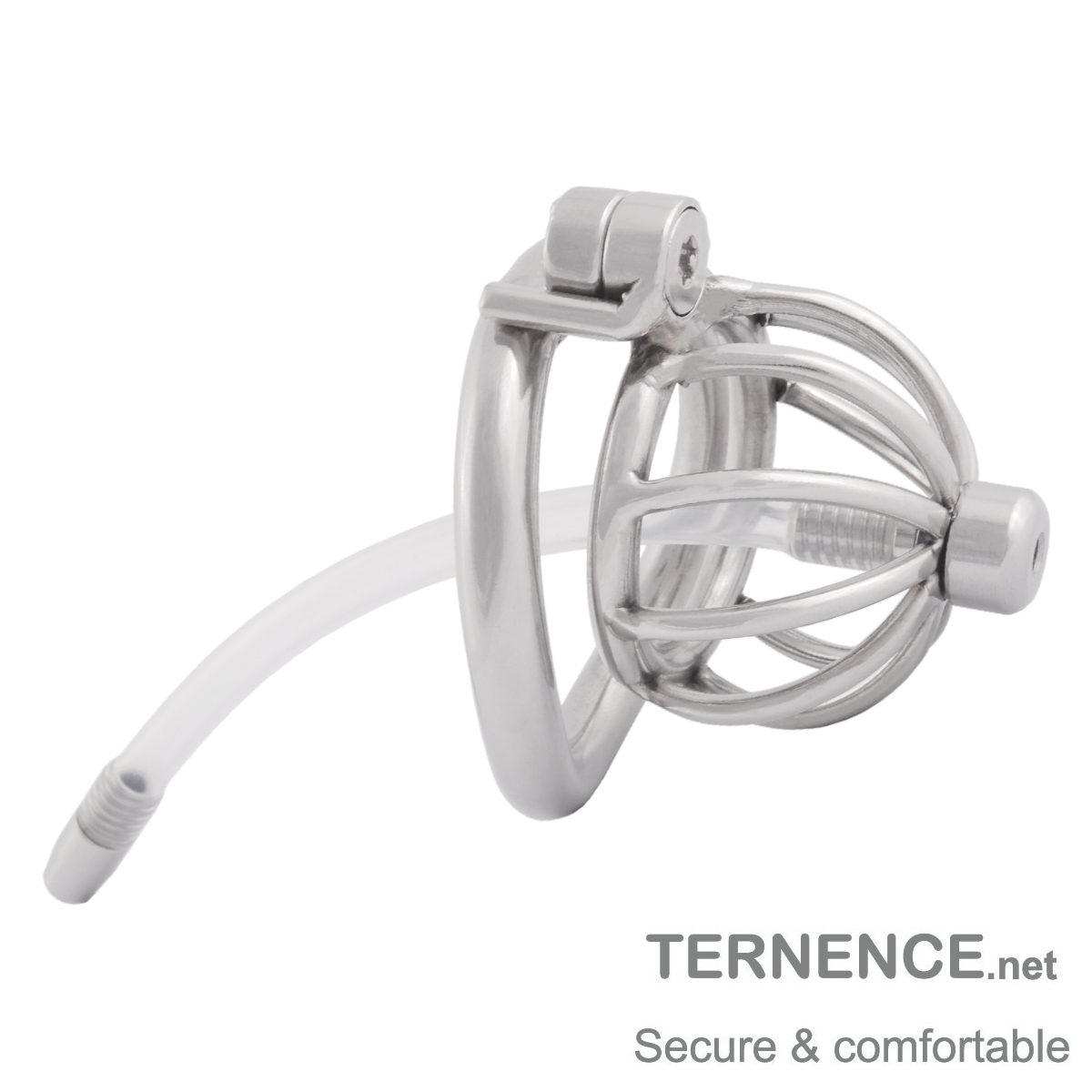 TERNENCE Male Cock Cage Super Small Male Locked Cage Sex Toy with Urethral Tube