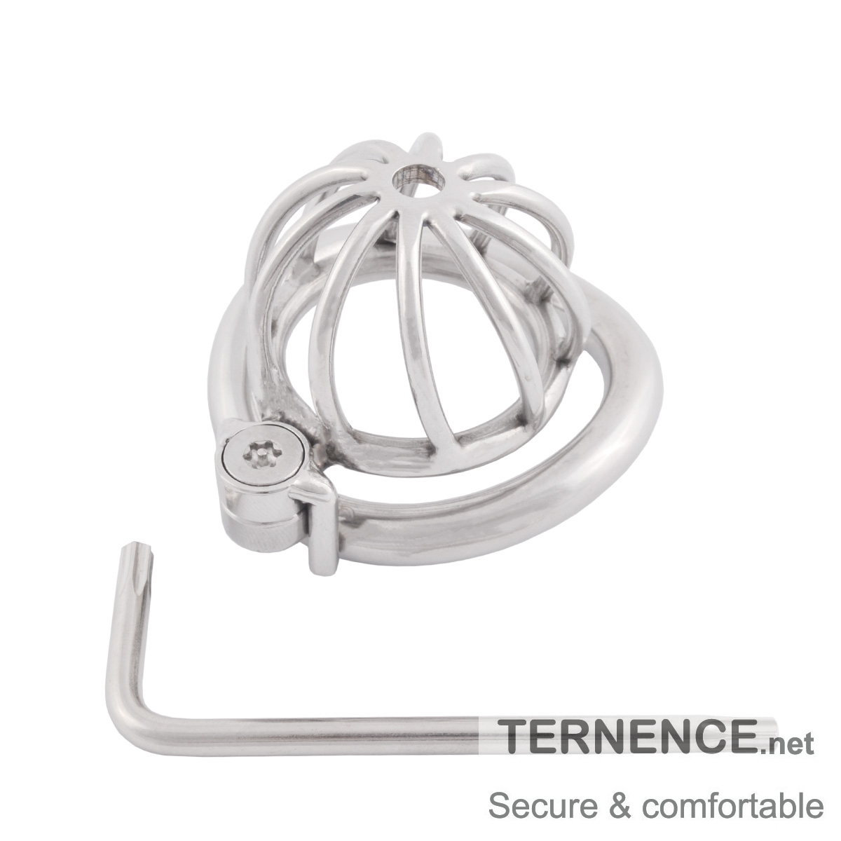 TERNENCE Male Virginity Lock Small Male Ergonomic Design Easy to Wear Cock Cage