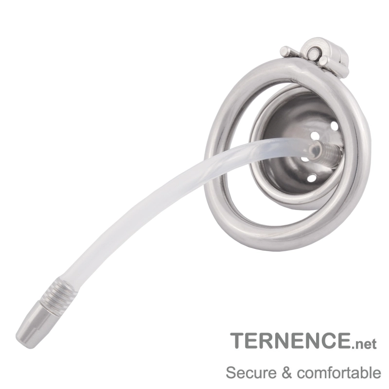 TERNENCE Short Male Cock Cage Adult Game Sex Toy with Catheter