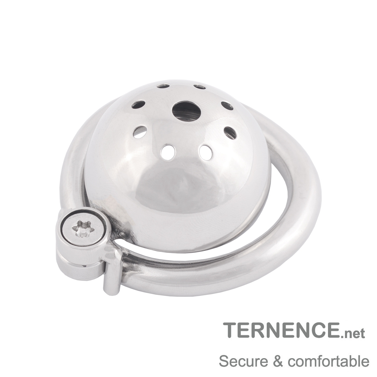 TERNENCE Short Male Cock Cage Penis Lock Device with Fetish Erotic Sex Toys for Men