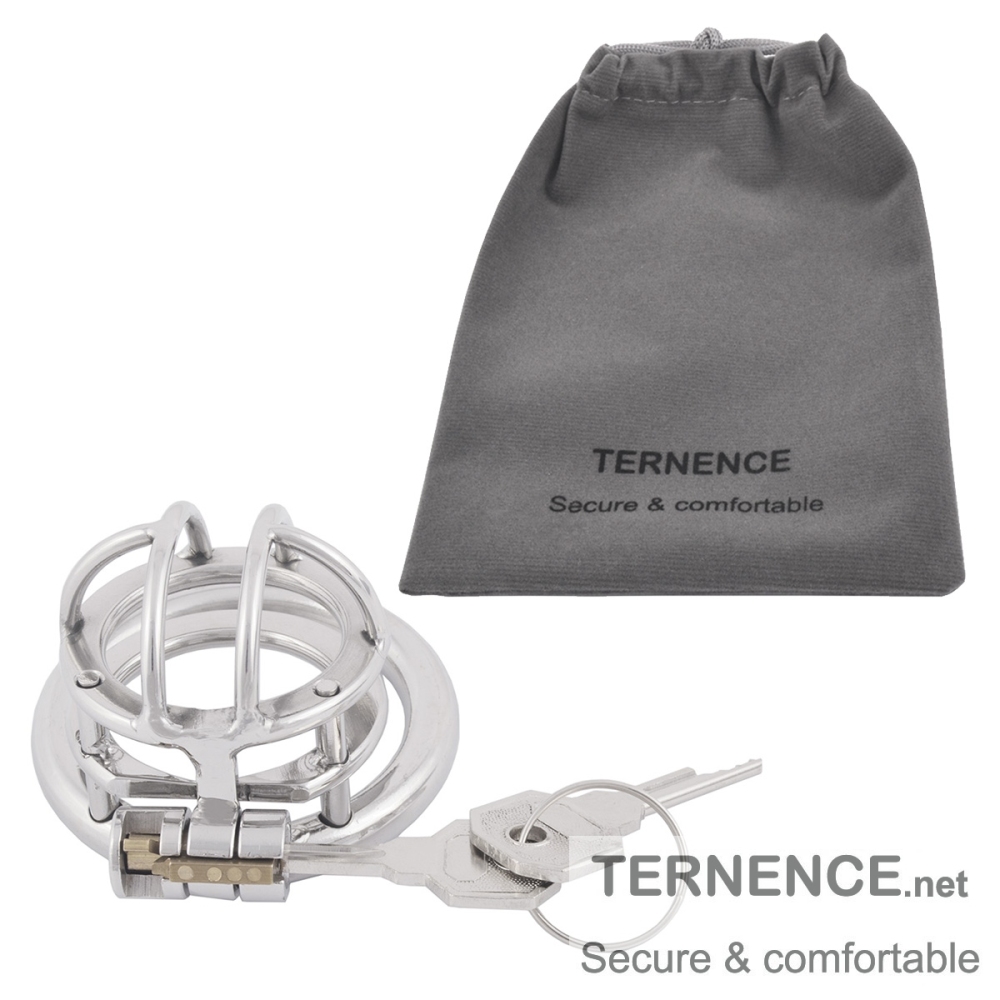 TERNENCE Male Chastity Device Stealth Lock for Adults Solitary Extreme Confinement Cage