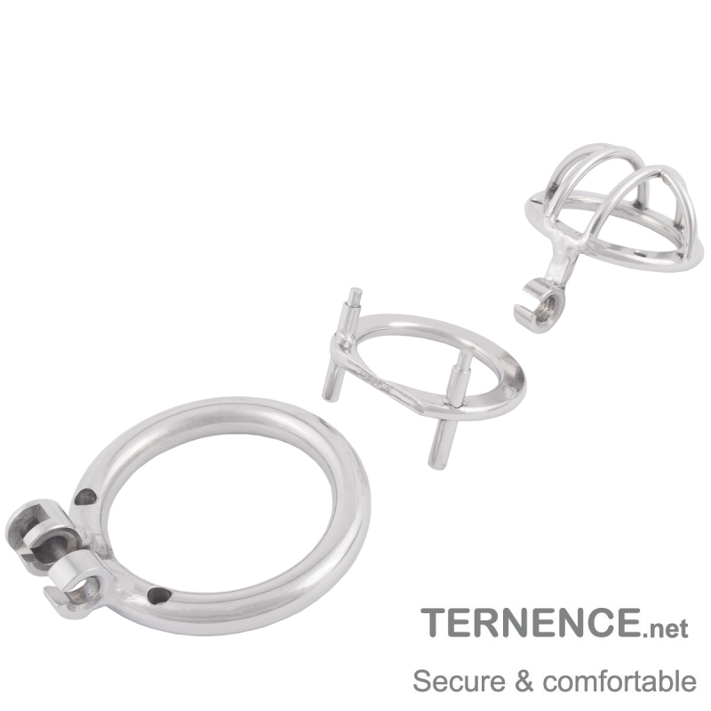 TERNENCE Male Chastity Device Stealth Lock for Adults Solitary Extreme Confinement Cage