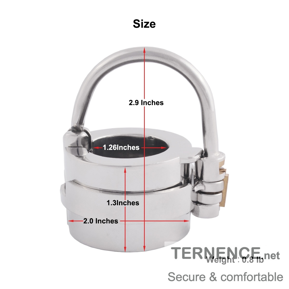 TERNENCE Cage Cock Ring Ball Stretchers Stainless Steel SM Exercise Sex Toys