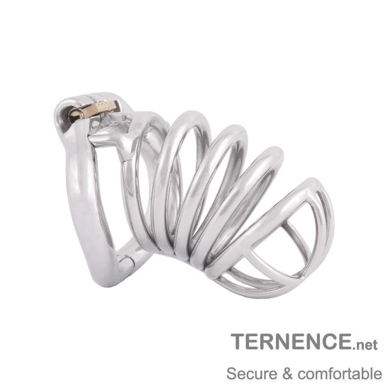 TERNENCE Stainless Chastity Device Male Ergonomic Design Long Cock Cage