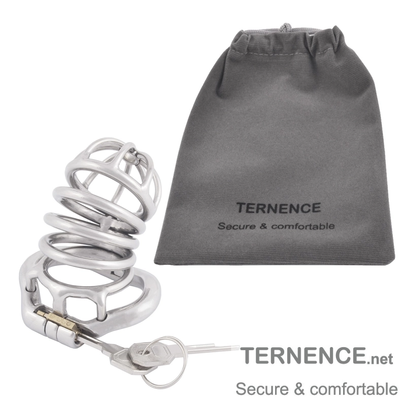 TERNENCE Comfortable Male Chastity Belt Ergonomic Design Long Cock Cage