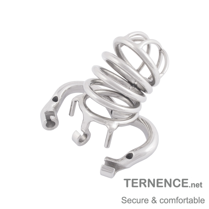 TERNENCE Stainless Chastity Device Male Ergonomic Design Long Cock Cage