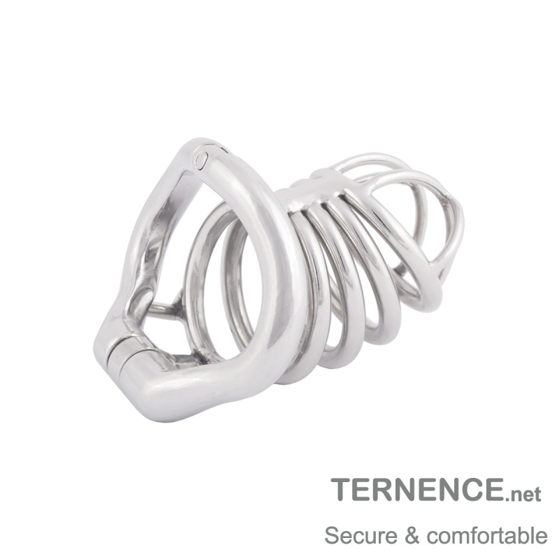 TERNENCE Stainless Chastity Device Male Ergonomic Design Long Cock Cage