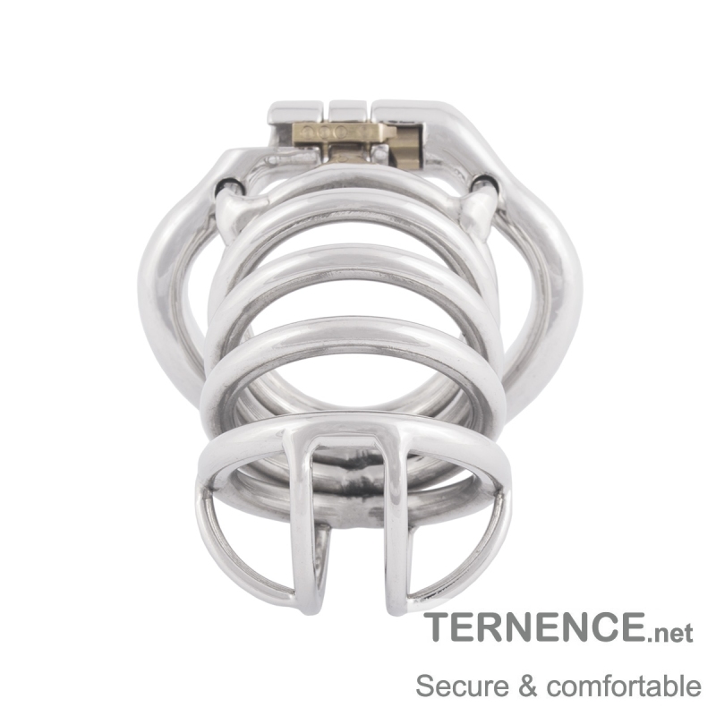 TERNENCE Stainless Chastity Device Male Ergonomic Design Long Cock Cage