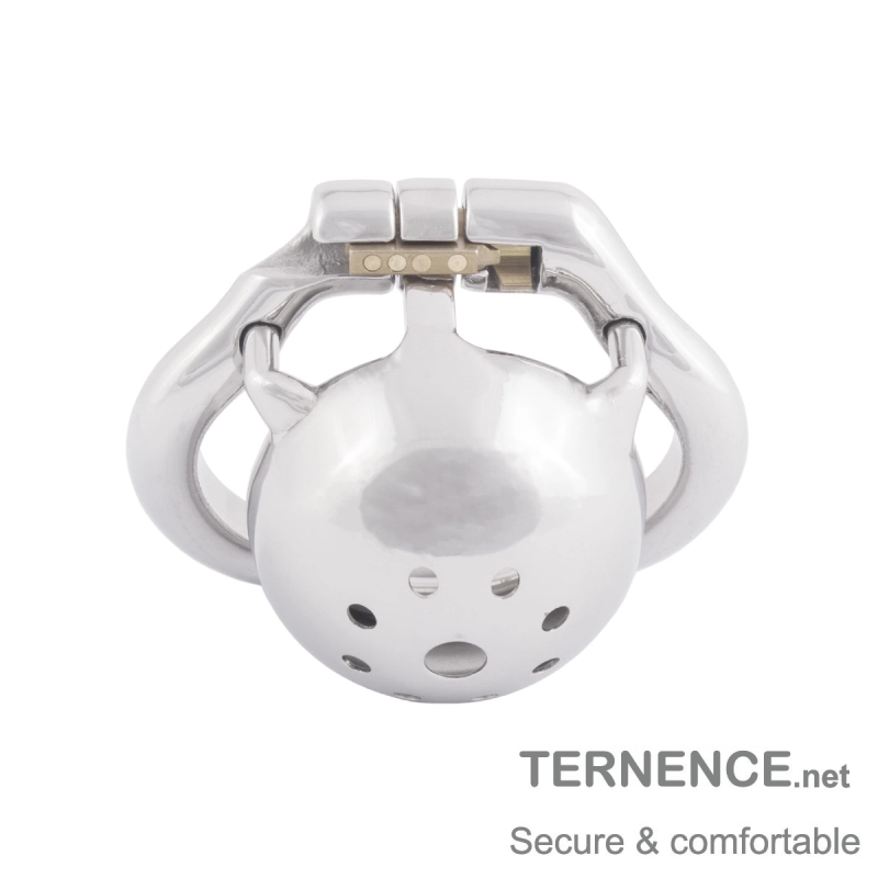 TERNENCE Small Male Chastity Locked Hypoallergenic Stainless Steel Cock Cage