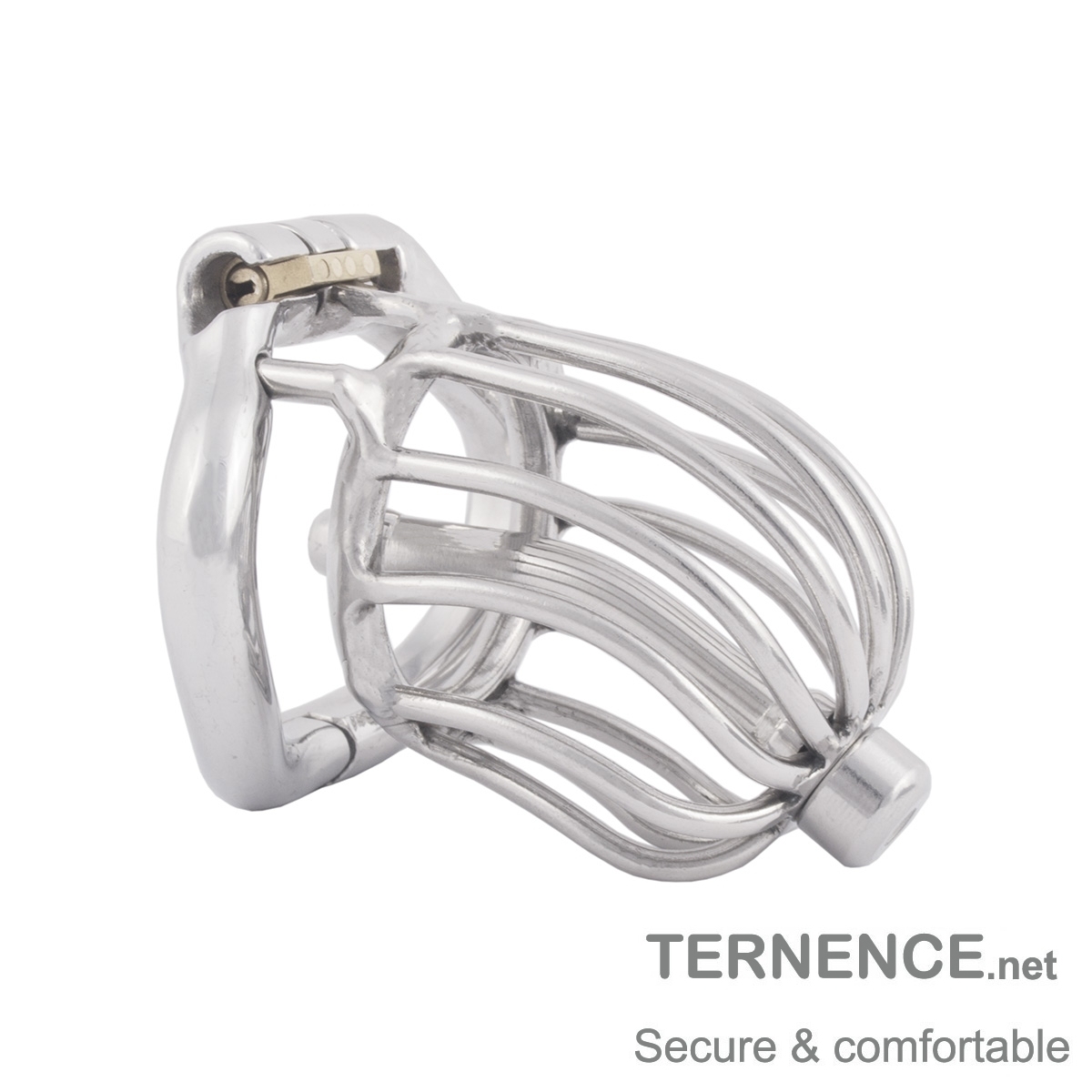 TERNENCE Male Comfortable Chastity Cock Cage SM Penis Exercise Sex Toys with Urethral Tube
