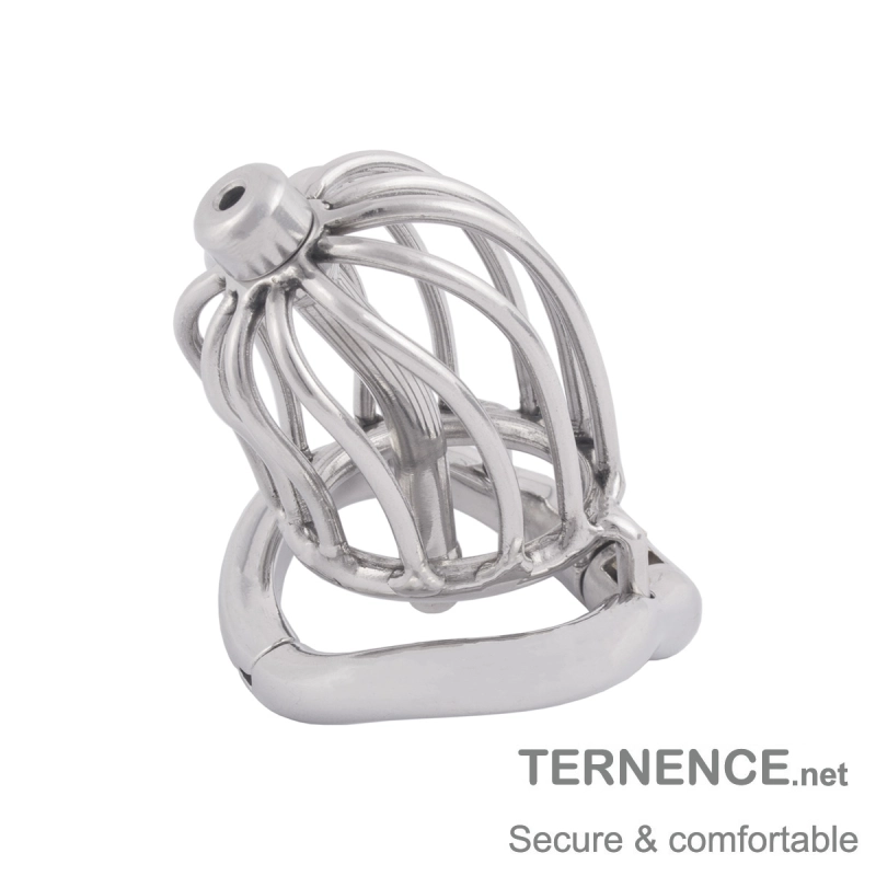 TERNENCE Male Comfortable Chastity Cock Cage SM Penis Exercise Sex Toys with Urethral Tube