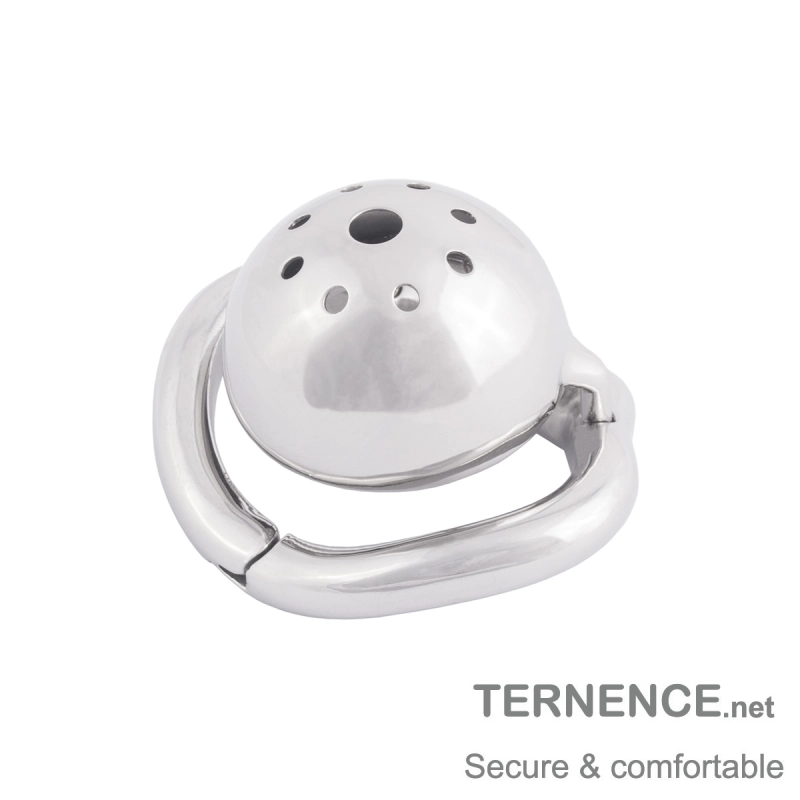 TERNENCE Small Male Chastity Locked Hypoallergenic Stainless Steel Cock Cage