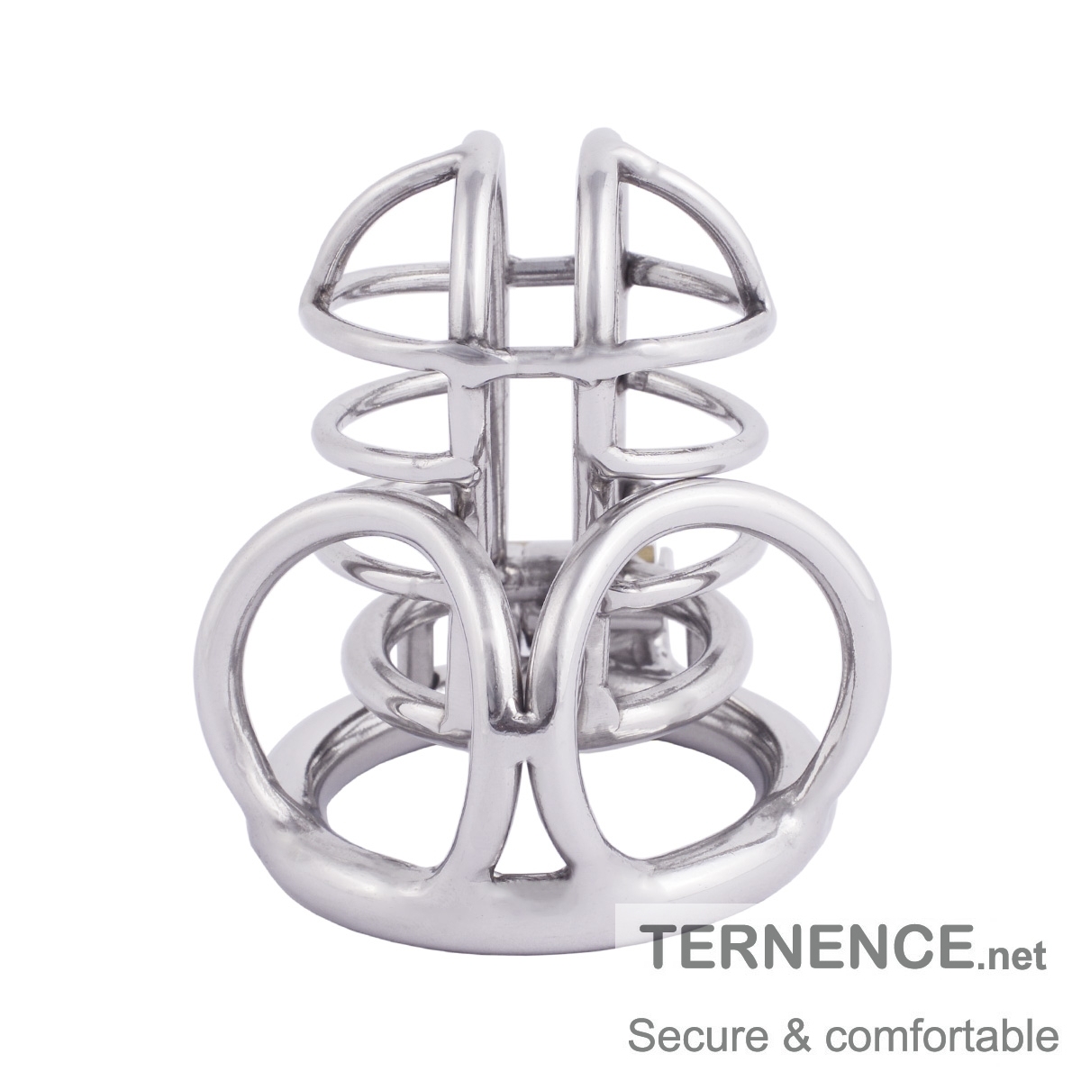 TERNENCE Metal Male Chastity Device 304 Steel Stainless Comfortable Closed Ring Cock Cage Adult Game Sex Toy