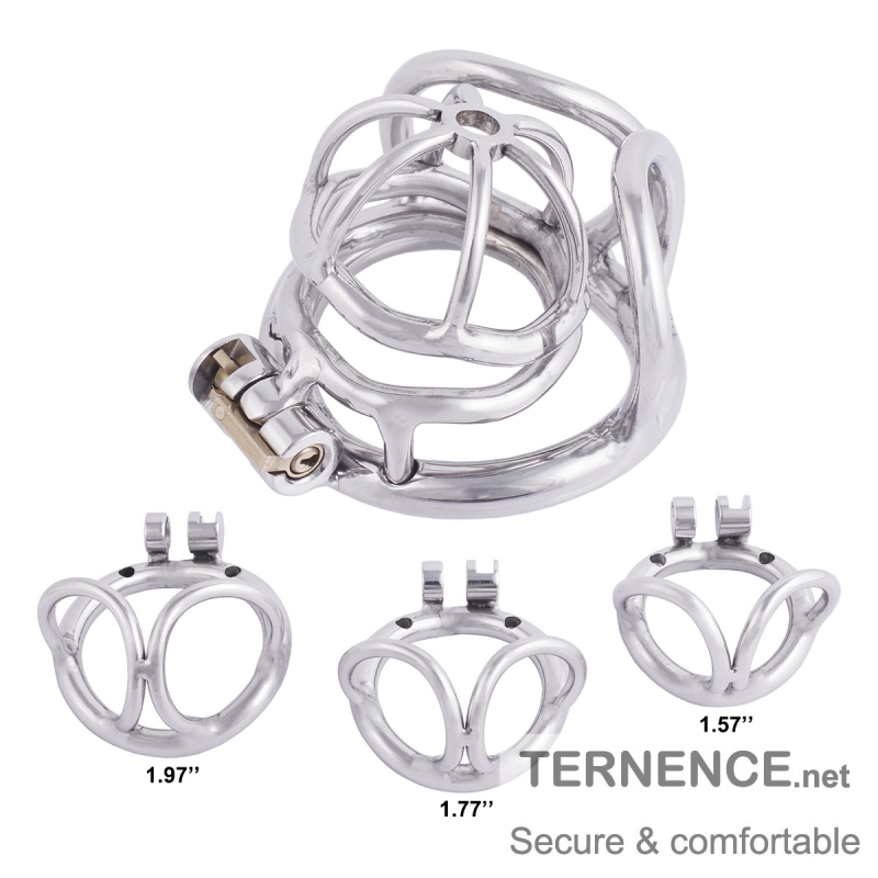 TERNENCE Male Chastity Cage Medical Grade 304 Stainless Steel Ergonomic Design Mens Sexual Health SM Penis Exercise Sex Toys