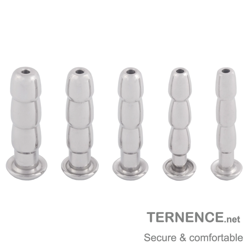 TERNENCE 50mm Long Stainless Steel Catheters Male Sound Dilator Inserts Plug for Men Male, 14 Sizes Optional