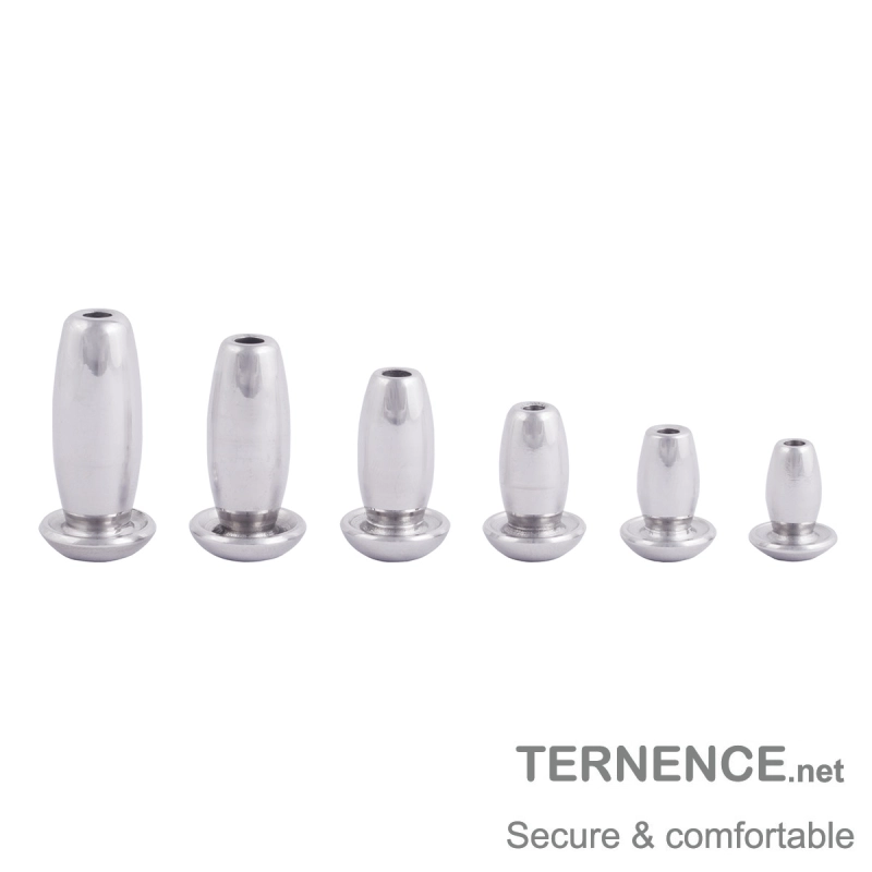 TERNENCE Short Stainless Steel Catheters Male Sound Dilator Inserts Plug for Men, 6 Sizes Optional