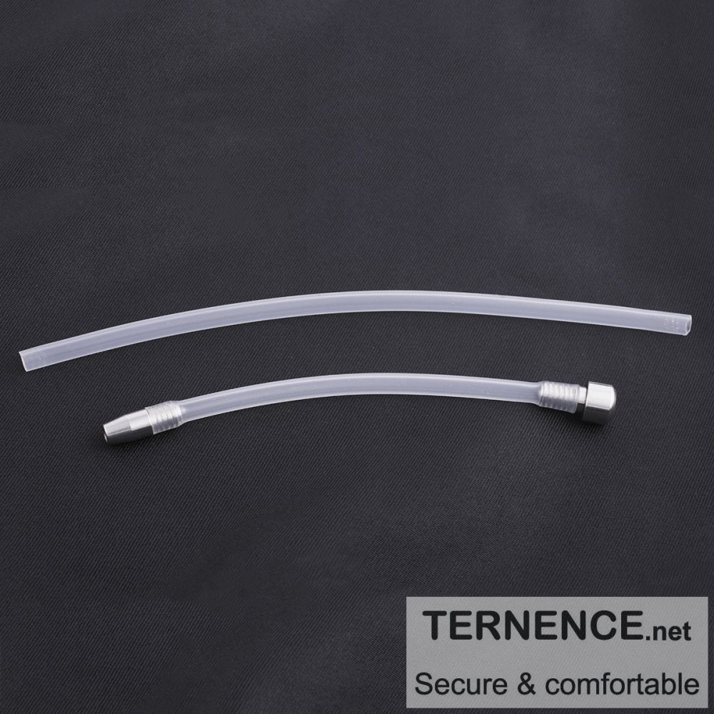 TERNENCE Male Chastity Device Cage Accessories 8mm Silicone Tubing 2 Pack (10cm + 20cm) L14