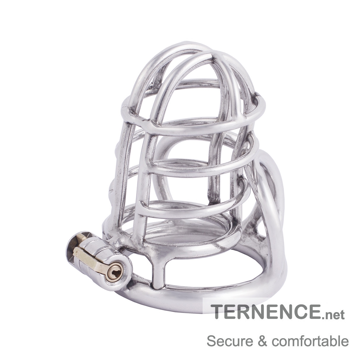 TERNENCE Metal Male Chastity Device 304 Steel Stainless Comfortable Closed Ring Cock Cage Adult Game Sex Toy