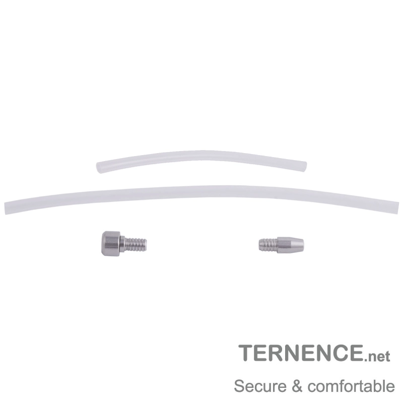 TERNENCE Male Chastity Device Cage Accessories 8mm Silicone Tubing 2 Pack (10cm + 20cm) L14