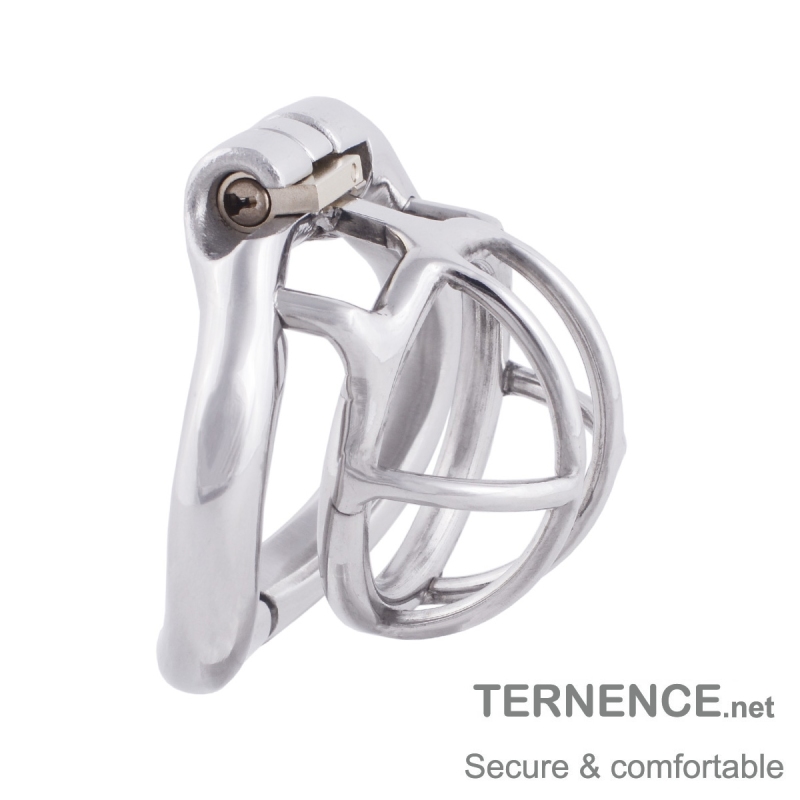 TERNENCE Super Small Stainless Steel Male Chastity Device Ergonomic Design Male Locked Cage Sex Toy