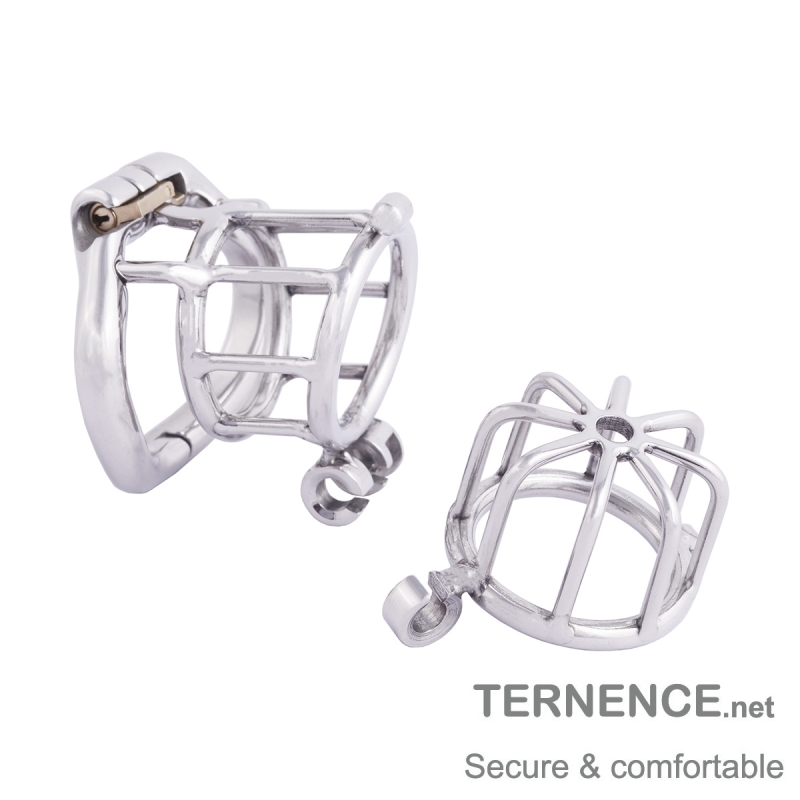 TERNENCE Male Chastities Devices with 2 Built-in Locks Ergonomic Design Man Chastity Belt Adult Game Sex Toy