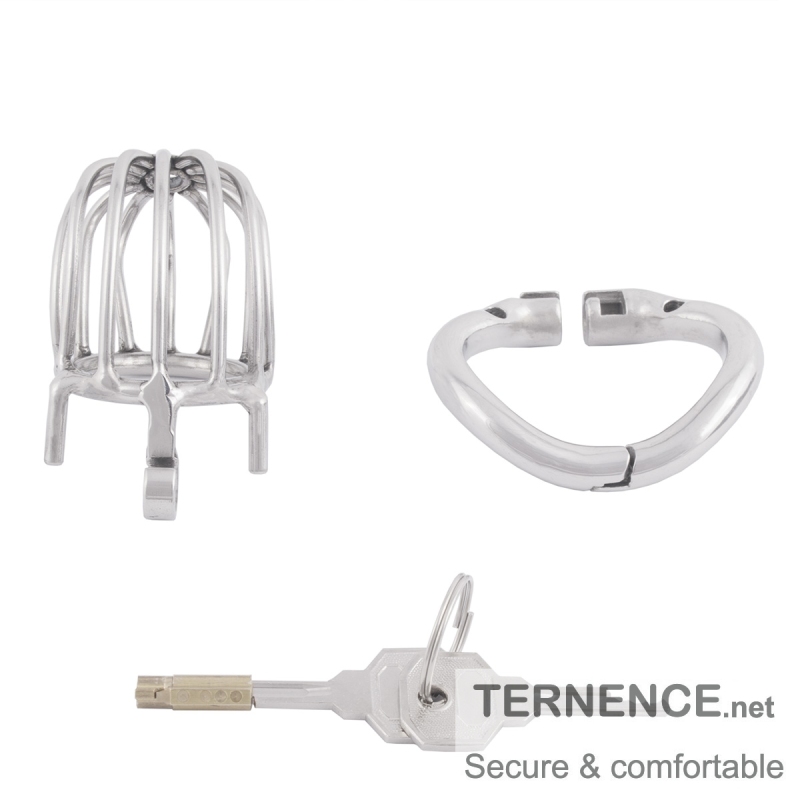 TERNENCE Male Chastity Cock Cage SM Penis Exercise Sex Toys (only cages do not include rings and locks)