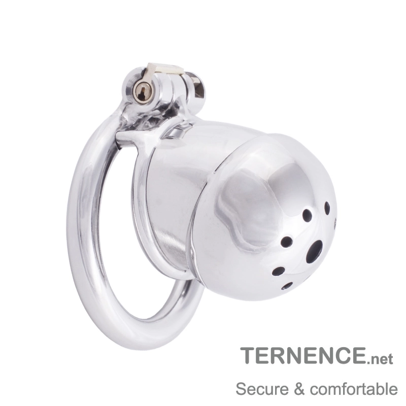 TERNENCE Penis Ring Virginity Lock Stainless Steel Chastity Belt Adult Game Sex Toy