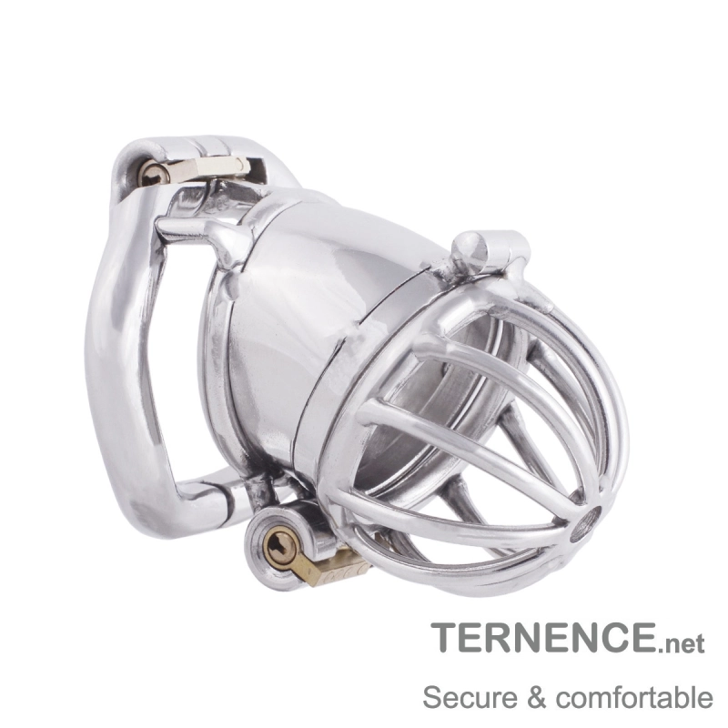 TERNENCE Ergonomic Design Chastity Device 2 Built-in Locks Male Chastity Belt Adult Game Sex Toy
