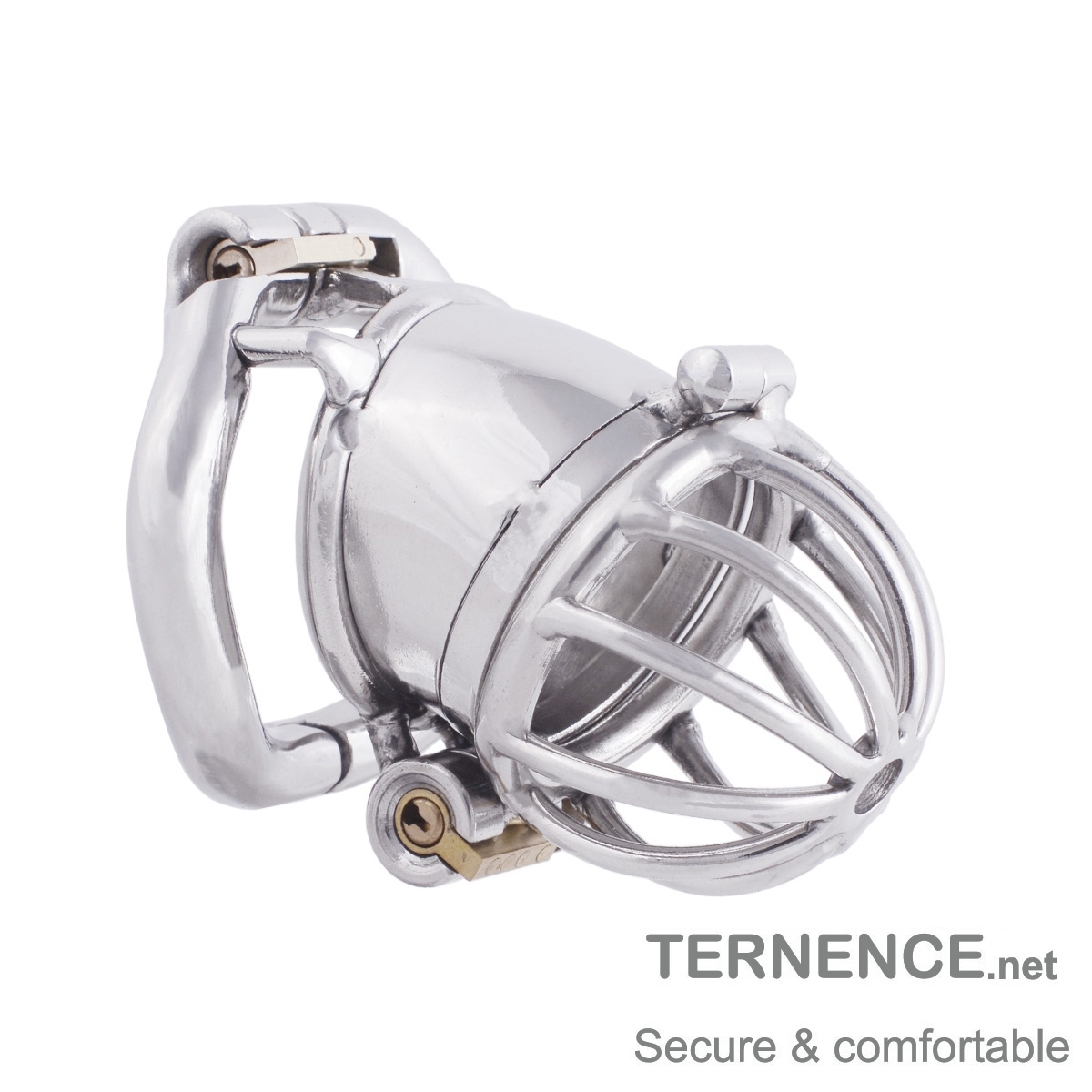 TERNENCE Ergonomic Design Chastity Device 2 Built-in Locks Male Chastity Belt Adult Game Sex Toy