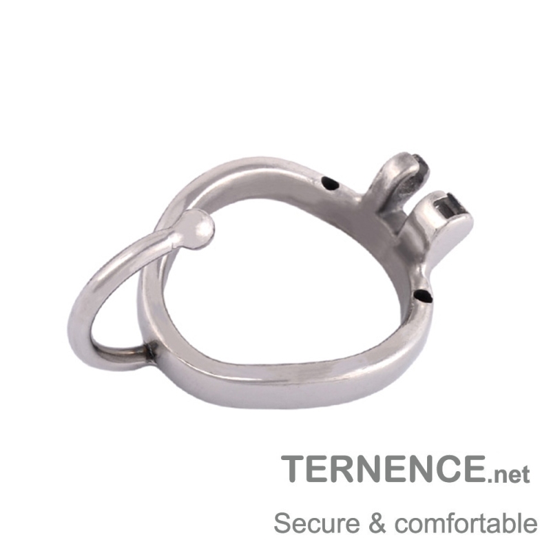 TERNENCE Ergonomic Design 304 Stainless Male Chastity Device Base Ring Spares With separation hook