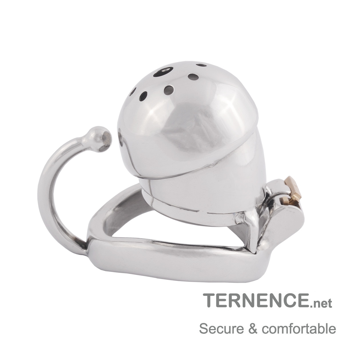TERNENCE Ergonomic Design 304 Stainless Male Chastity Device Base Ring Spares With separation hook