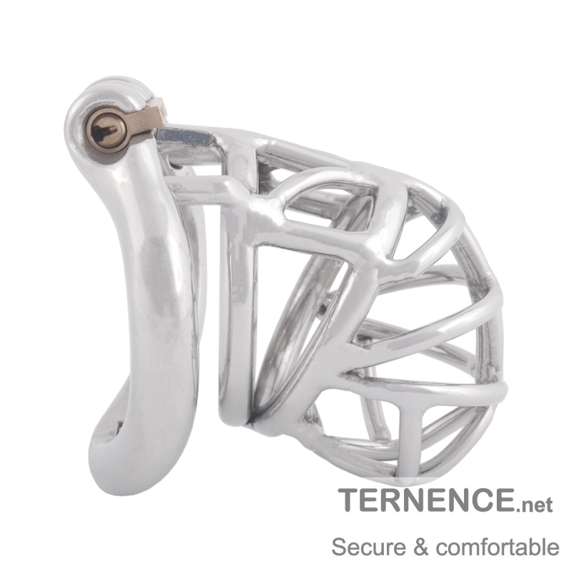 TERNENCE Metal Male Chastity Device Steel Stainless Cock Cage Adult Game Sex Toy (only cages do not include rings and locks)