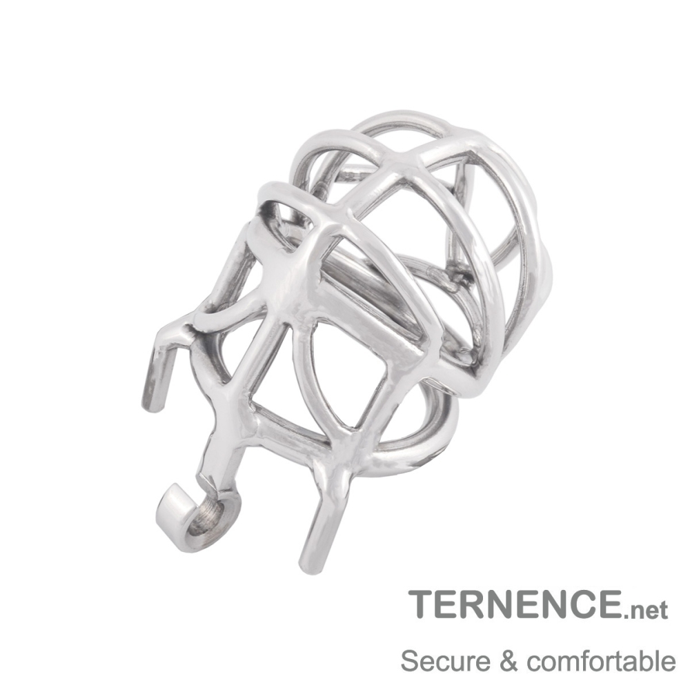 TERNENCE Metal Male Chastity Device Steel Stainless Cock Cage Adult Game Sex Toy (only cages do not include rings and locks)